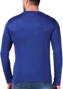 CORWOX Blue &amp; Black Full Sleeves Dry Fit T-Shirt