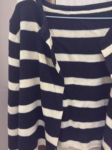 Striped Knit Cardigan