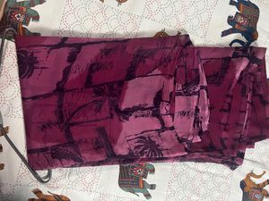 Chiffon Mauve Saree