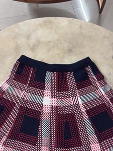 Plaid A-Line Skirt