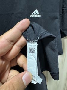 Adidas 3 Strips Black Activewear T-Shirt
