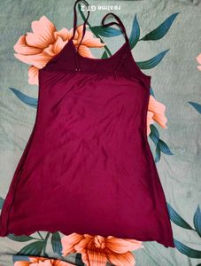 Shein Spaghetti Strap Graphic Chest Print Chemise