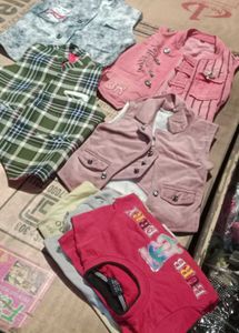 Kids Denim Outfit &amp; Pants Set