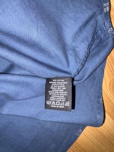 Ed Hardy Blue Patterned Casual oversize Shirt
