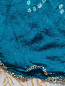Embellished Bandhani Silk Georgette Dupatta