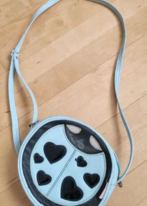 Cute Ladybug Round Crossbody Bag