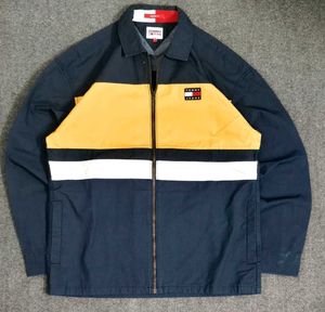 Tommy Jeans Color Block Suede Jacket