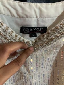 Elegant Embroidered Kurta with Palazzo Set