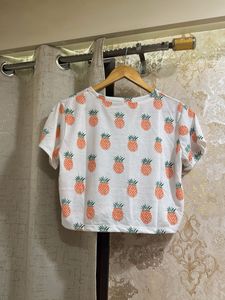 Pineapple Print Top