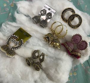 Pack Of 6 Earrings