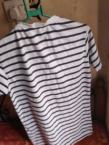 Striped V-Neck T-Shirt