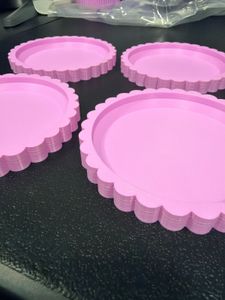 Decorative Scalloped Vanity Jewelry Dish