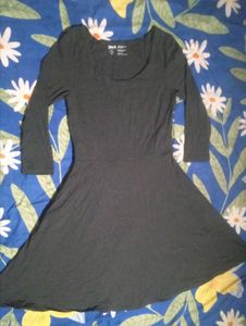 Pact Black Long Sleeve Dress