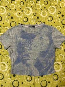 Grey Cat Graphic T-Shirt