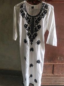 White Embroidered Top