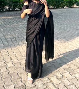 Black Georgette Saree