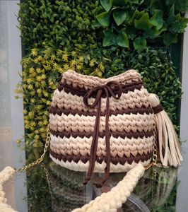 Striped Handbag