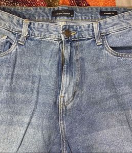 Blue Cargo straight fit Jeans - 34 size