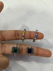 Set of 4 Ethnic Rings