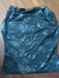 Ivy Black Print Top