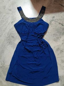 Scarlett Nite Royal Blue Beaded Party Dress | Size
