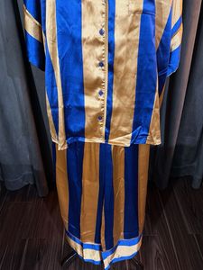 Stylish Striped silk co-ord set