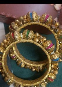 Jaipuri Bangles 2 PC Ghungroo
