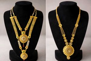 At just 799🔥Gold Tone Jewellery Combo | 2 Necklac