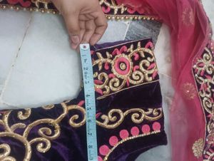 My bridal lahanga ..  which is use only two times.