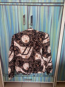 Chic Printed Bomber Jacket