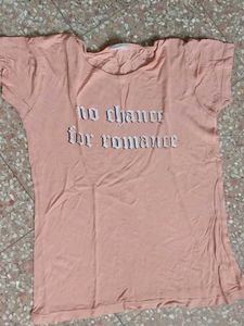 Peach Graphic T-Shirt
