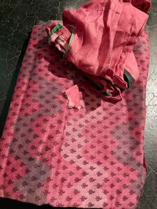 Beautiful Pink &amp; Teal Saree and Blouse
