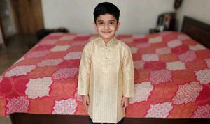 Boys Beige Kurta