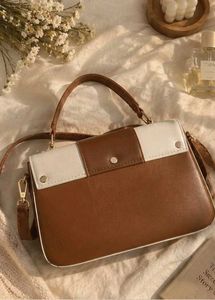 Chic Two-Tone Crossbody Bag