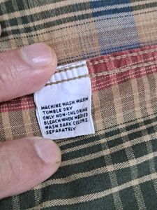 Vintage Plaid Button-Down Shirt