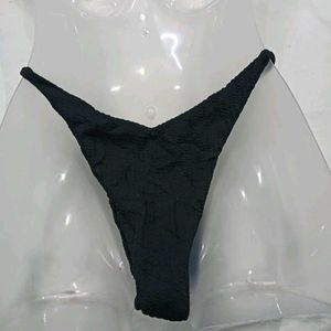 ❤️‍🔥 Textured Black Bikini Bottom