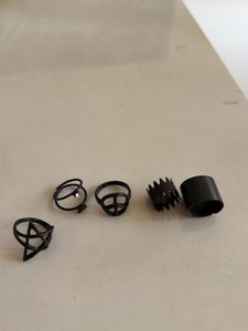 Black Ring Set - Edgy Designs