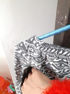 Geometric Print Grey Shorts.free Size