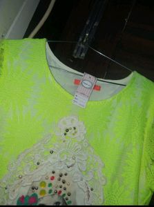 Neon Green Graphic Tee( Brand New)