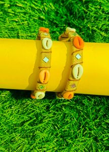 Cowrie Shell Bangles - Boho Chic
