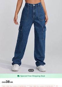 Cargo Denim Jeans