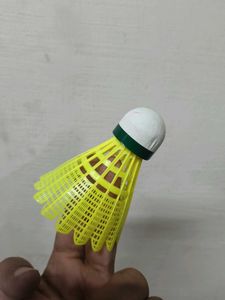 Yellow Badminton Shuttlecock - lingMei nylon