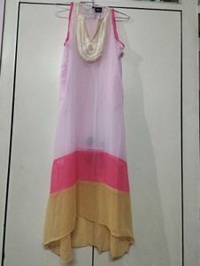 Ethnic Pink Long Kurti