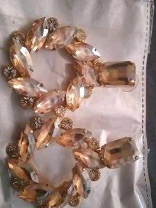 Earrings Golden Color