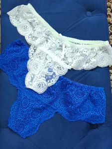 Pack Of 2 Lace Thongs