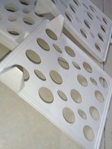 2 Tier White Plastic Bottle Drying Rack