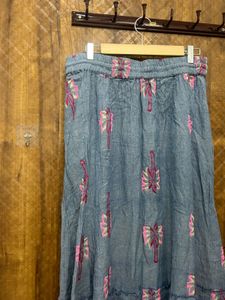 Boho Tiered Maxi Skirt(Brand new )