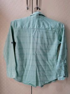 Light Green Striped Shirt