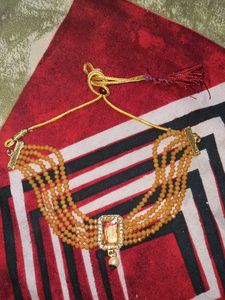 Elegant Beaded Necklace &amp; Earring Set