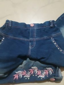 Denim Three Quarter Pant